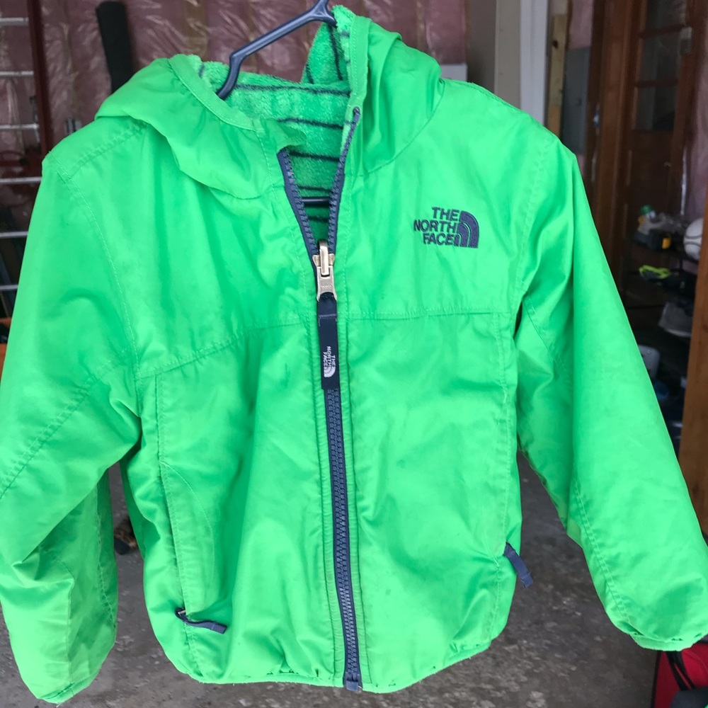 The North Face reversible green/blue jacket